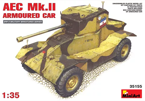MiniArt - AEC Mk 2 Armoured Car 